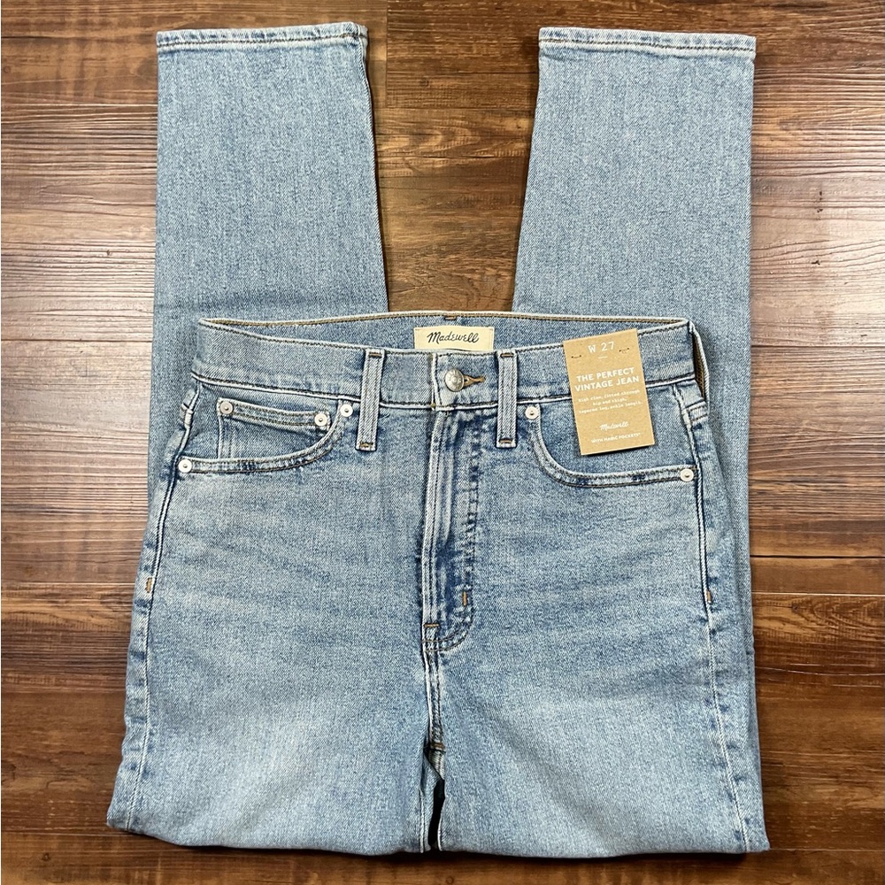 Madewell The Perfect Vintage Jean Women’s 27 Distressed High Rise NWT